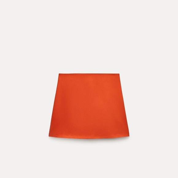 ZARA HIGH WAIST MINI SKIRT ZW COLLECTION - Picture 7 of 12